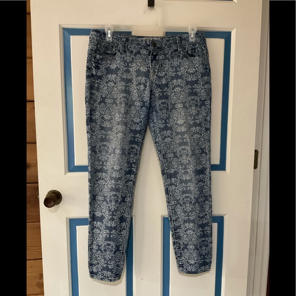 1st KISS Sugar Skulls Jeans Jr. Sz 13 Halloween Day of the Dead - Picture 7 of 8